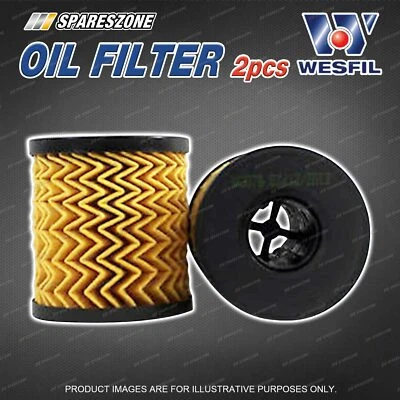 2 Wesfil Oil Filters for Peugeot 307 T6 308 T7 4007 ST 5008 508 Expert Partner - image 1 of 2