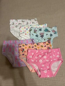 Slenily Girls size 8 100% cotton underwear 6 pack NWOT - Picture 1 of 7