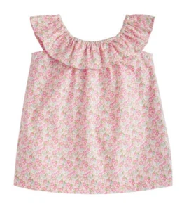 BISBY (by Little English) Sleeveless Woven Top - Pink - NWT Girls 12 - Picture 1 of 1