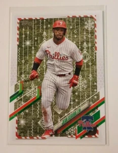 2021 Topps Holiday JEAN SEGURA Base #HW72 Phillies - Picture 1 of 2