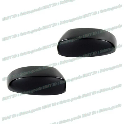 Glossy Black Trim For 07-14 Chevy Silverado 1500 2500HD 3500HD Side Mirror Cover - image 1 of 4