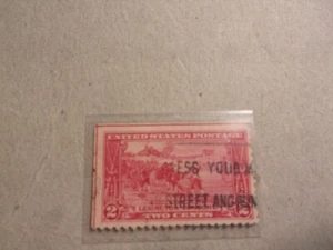 USA Used, 1925 Issue, 2 Cent Lexington Concord Issue, Scott #618, Carmine Rose - Picture 1 of 1