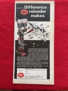 Pubblicità stampa vintage 1970 MEC Mayville Engineering Co. Ricarica munizioni #650 - Foto 1 di 7