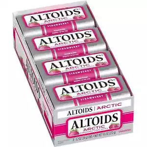 Altoids Arctic Strawberry Mints, 1.2 Ounce 8 Packs - Picture 1 of 3