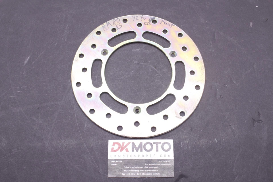 92 SUZUKI RM80 NEW AFTERMARKET REAR ROTOR BACK BRAKE DISC - Image 1 of 4