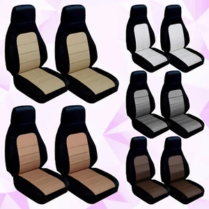 2 fundas de asiento de coche delanteras de ajuste semi personalizadas para 1990-98/99-2000 mazda miata/mx5 - Imagen 1 de 19