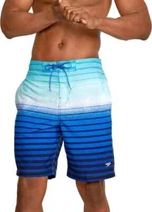 Speedo Swim Trunks Mens BONDI Blue 20" Board Shorts Water Repellant UPF 50+ $59 - Picture 1 of 8