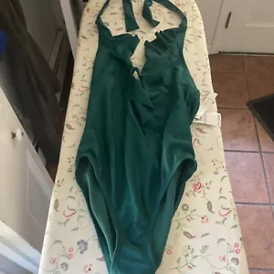 bleu rod beattie size 6 halter one piece swim suit bathing suit - Picture 1 of 4