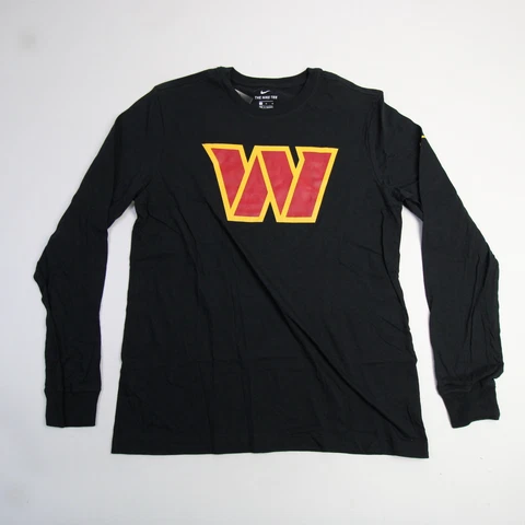 Washington Commanders Nike Nike Tee Long Sleeve Shirt Men's Black New Cover