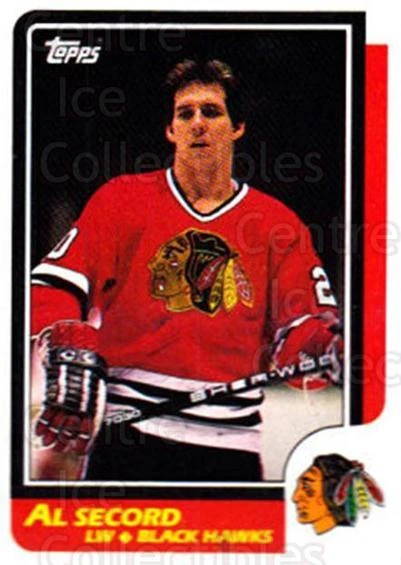 1986-87 Topps #100 Al Secord - Image 1 of 1