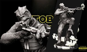 Star War Bossk 3D Printing Unpainted Figure Model GK Blank Kit New Toy In Stock - Picture 1 of 7