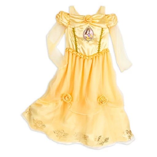DeLuXe~BELLE~Vestido de noche~La Bella y la Bestia~Niñas~NUEVO CON ETIQUETAS~Disney Store~2016 Foto 1 de 1