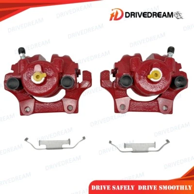 Red for 2006 BMW 325i 323i 325i 328xi 328i  Rear Red Calipers w/Brackets BMW — 第 1/4 张图片