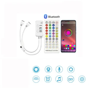 Bluetooth Musik APP Controller 40Key IR Remote Fernbedienung für RGB LED Stripe - Bild 1 von 8