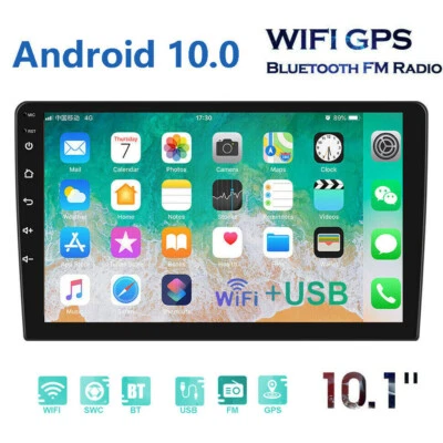 Android 10 Car Stereo GPS Navigation Radio Double Din WIFI 10.1 Inch bluetooth - Image 1 of 4