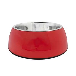 Comedero de acero inoxidable Rojo Home 14cm - Imagen 1 de 1