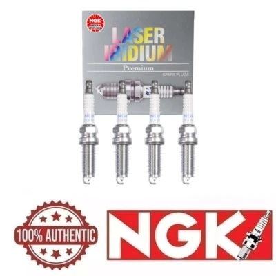 Set of 4 Laser Iridium Resistor Spark Plugs ILKAR7L NGK 94124 For Mazda 3 6 CX-5 - Image 1 of 2