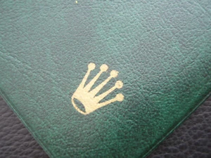 ROLEX ZERTIMÄPPCHEN - VINYL PLASTIC PAPER HOLDER - 100.00.41 - 70/80 ties - Picture 1 of 6