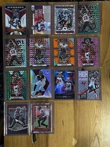 (14) Panini Mosaic Mike Evans Tampa Bay Buccaneers Prizm Lot w/ #d - Picture 1 of 7