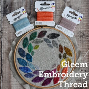 Hand Dyed Gleem Embroidery Thread | Luxury Fyberspates Threads | 34 Shades - Picture 1 of 78