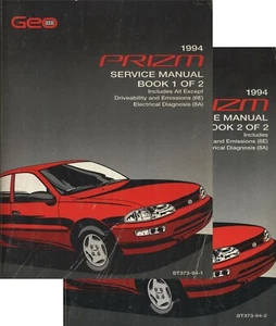 1994 GEO Prizm ~ Original GM Factory Repair Shop Manual ~ ST373-94 - Bild 1 von 3