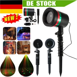 LED Laser Licht Projektor Innen Außen Lichteffekt Garten Party Dekoration DE🎄🎄 - Bild 1 von 13