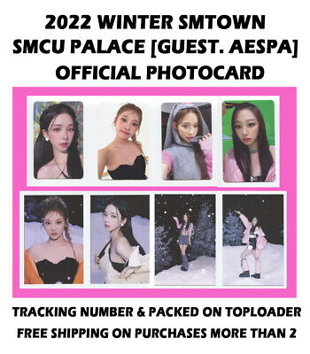 Aespa -  2022 Winter Smtown : Smcu Palace Postcard Membership Official Photocard • 3.90$