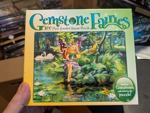 GEMSTONE FAIRIES 100 pcs Puzzle FOREST LAKE - Picture 1 of 6