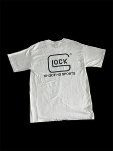 Vintage Glock Shooting Sports Promo Men Size Large White 90s - Bild 1 von 5
