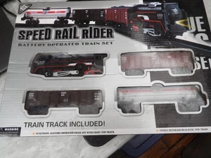 Speed Rail Rider Battery Operated Train Set - Picture 1 of 5