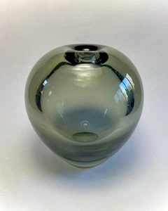 Holmegaard Rondo Vase — Per Lütken (1956) — Signiertes Danish Mid Century Glas - Bild 1 von 4