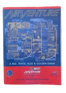 AirVenture Oshkosh 2002 Official Program 50th Anniversary - Picture 1 of 2