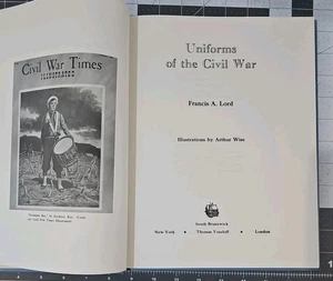 1970 UNIFORMEN DES BÜRGERKRIEG Lord & Wise HC Union Konföderierte Identifikation  - Bild 1 von 13