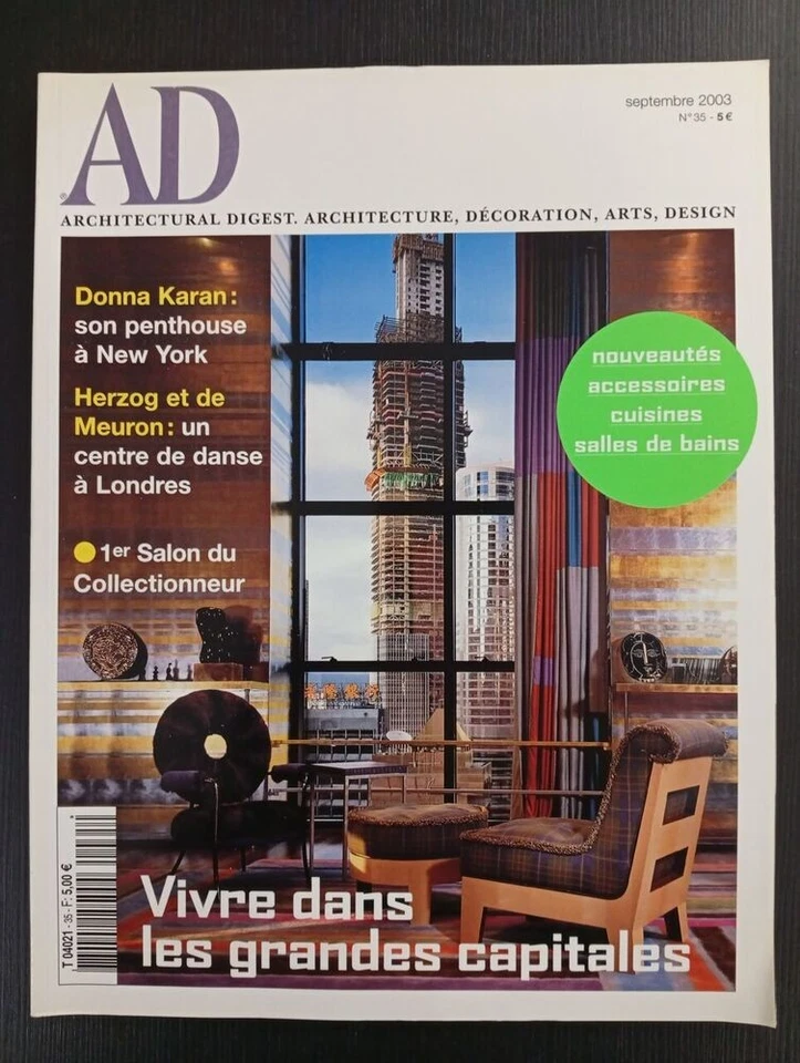 Zeitschrift Ad - Architektonische Digest Frankreich Nr. 35 Guter Zustand! - Bild 1 von 1