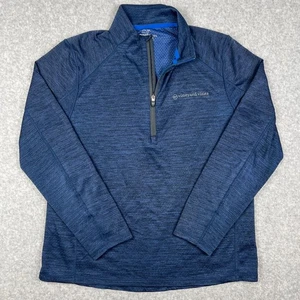 Maglione Vineyard Vines Performance mezza zip elasticizzato medio uomo blu golf - Foto 1 di 6