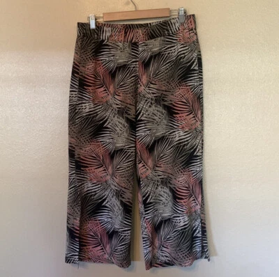 White House Black Market阔腿裁剪热带印花10 — 第 1/4 张图片