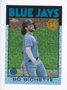 Topps Serie 2 2021 #86TC-9 BO BICHETTE 1986 Topps cromo plata paquete Mojo - Imagen 1 de 2