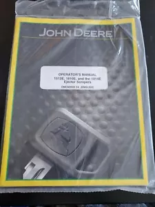 Raspadores eyectores manual del operador John Deere 1512E, 1810E y 1814E - Imagen 1 de 2