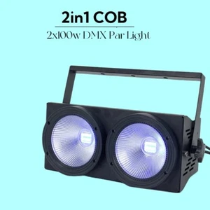 200W LED Audience Blinder Par Cob Lights RGBW4IN1 Dj Disco Wash Stage Par Light - Picture 1 of 9