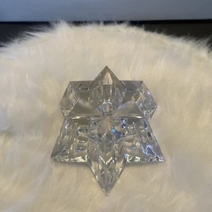 Waterford Crystal STAR Candlestick 2.25” H - Picture 1 of 9