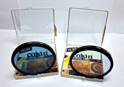2x Cokin Ø67mm 80B Blue 82A Blue Conversion Color Filters Screw-In --M1 - Image 1 of 2