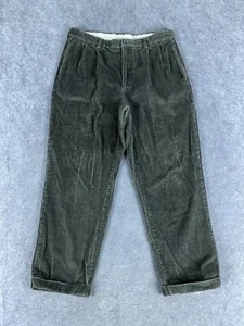 Vintage Brooks Brothers Pants Mens 36x30 Green Courdory Preppy Old Money 346 - Picture 1 of 13