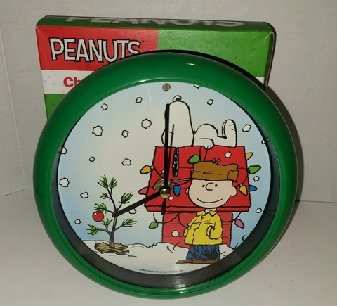 Peanuts Holiday Sound Clock A Charlie Brown Christmas Linus & Lucy Sing Carols Cover