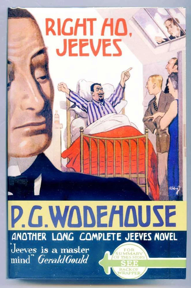 Right Ho Jeeves P. G. Wodehouse 1934 1st edition Beautiful Facsimile Dust Jacket - Image 1 of 1