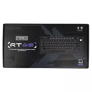 EPOMAKER RT65 65% Triple-Mode Gasket-Mounted Mechanical Keyboard With Display - Picture 1 of 8