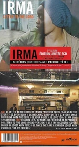 DOUBLE CD DIGIPACK 20T IRMA LETTER TO THE LORD EDIT. LIMITEE NEUF FRENCH STICKER - Picture 1 of 1