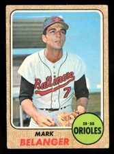 1968 TOPPS OPC O PEE CHEE Baseball #118 Mark Belanger VG-EX Baltimore Orioles