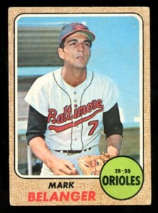 1968 TOPPS OPC O PEE CHEE Baseball #118 Mark Belanger VG-EX Baltimore Orioles