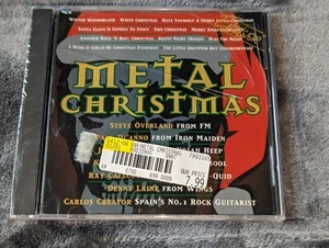 METAL CHRISTMAS CD w/Iron Maiden Girlschool Uriah Heep folks Paul Di'anno SEALED - Picture 1 of 3