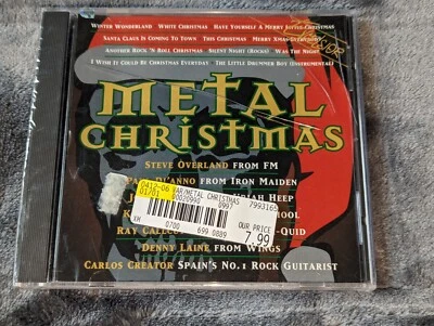 METAL CHRISTMAS CD w/Iron Maiden Girlschool Uriah Heep folks Paul Di'anno SEALED - Image 1 of 3